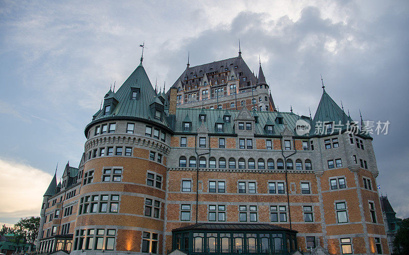Chateau Frontenac酒店，魁北克市，加拿大